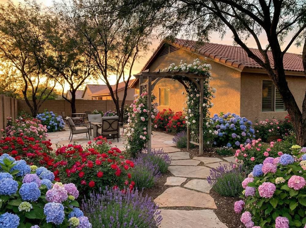 After: Blooming Borders