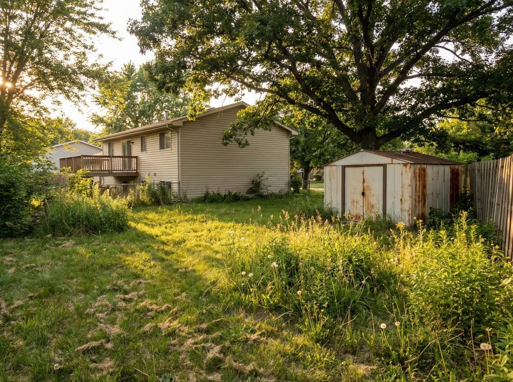 Before: Whimsical Garden Path