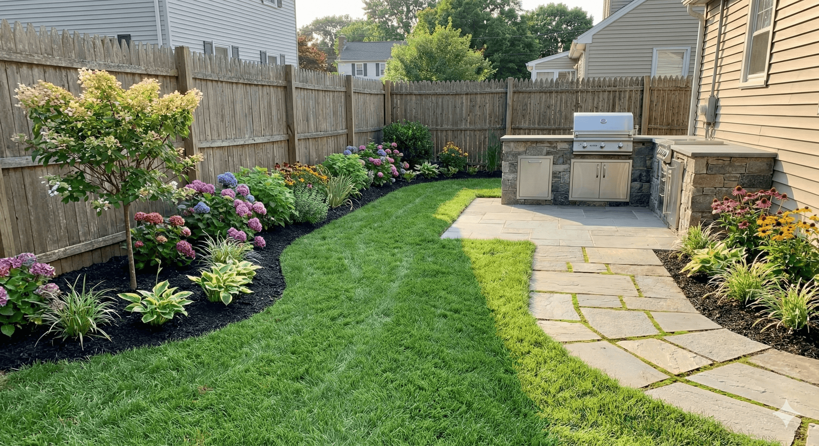 AI-generated landscape mockup